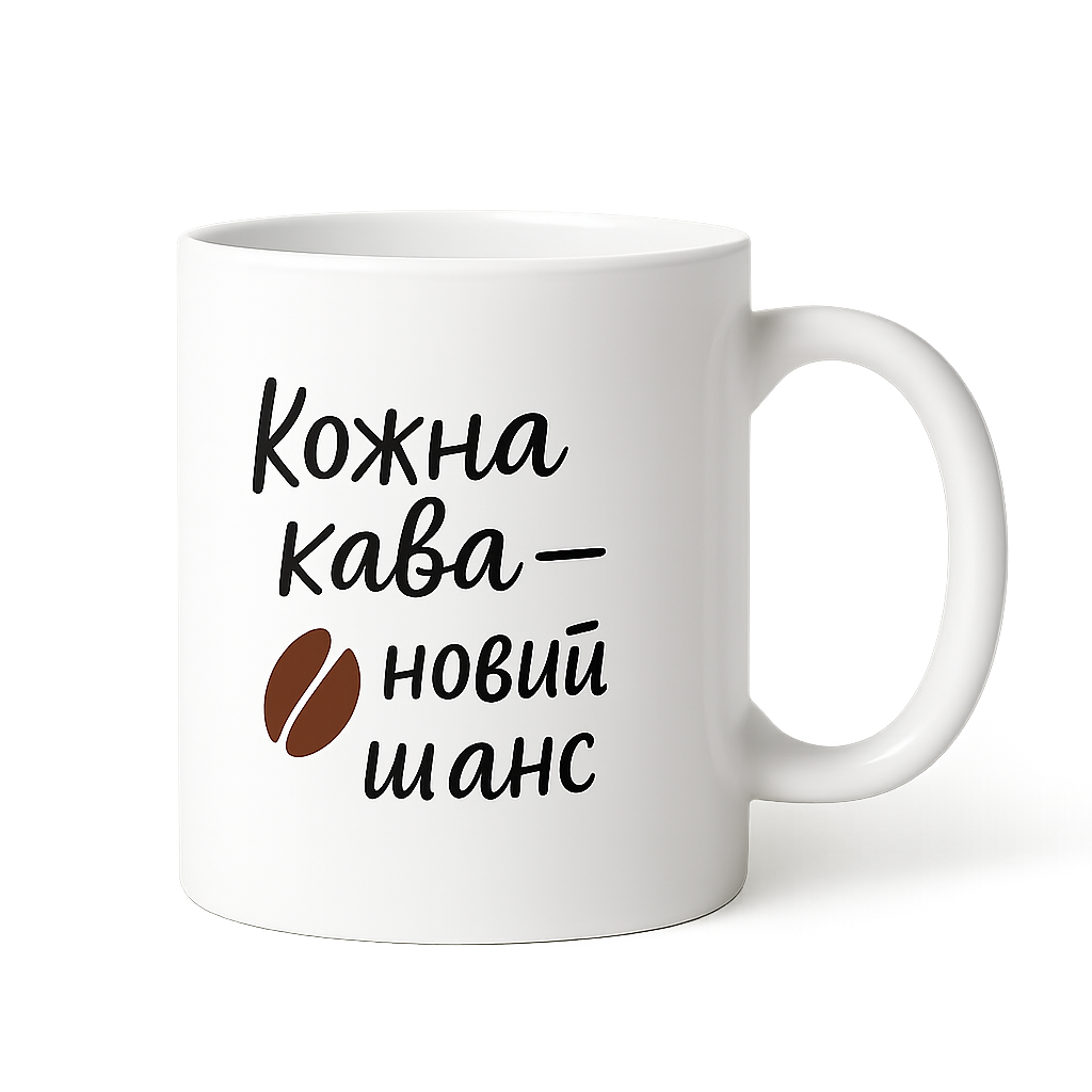 Чашка з написом